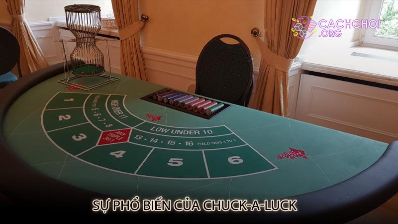 Sự phổ biến của Chuck-a-luck